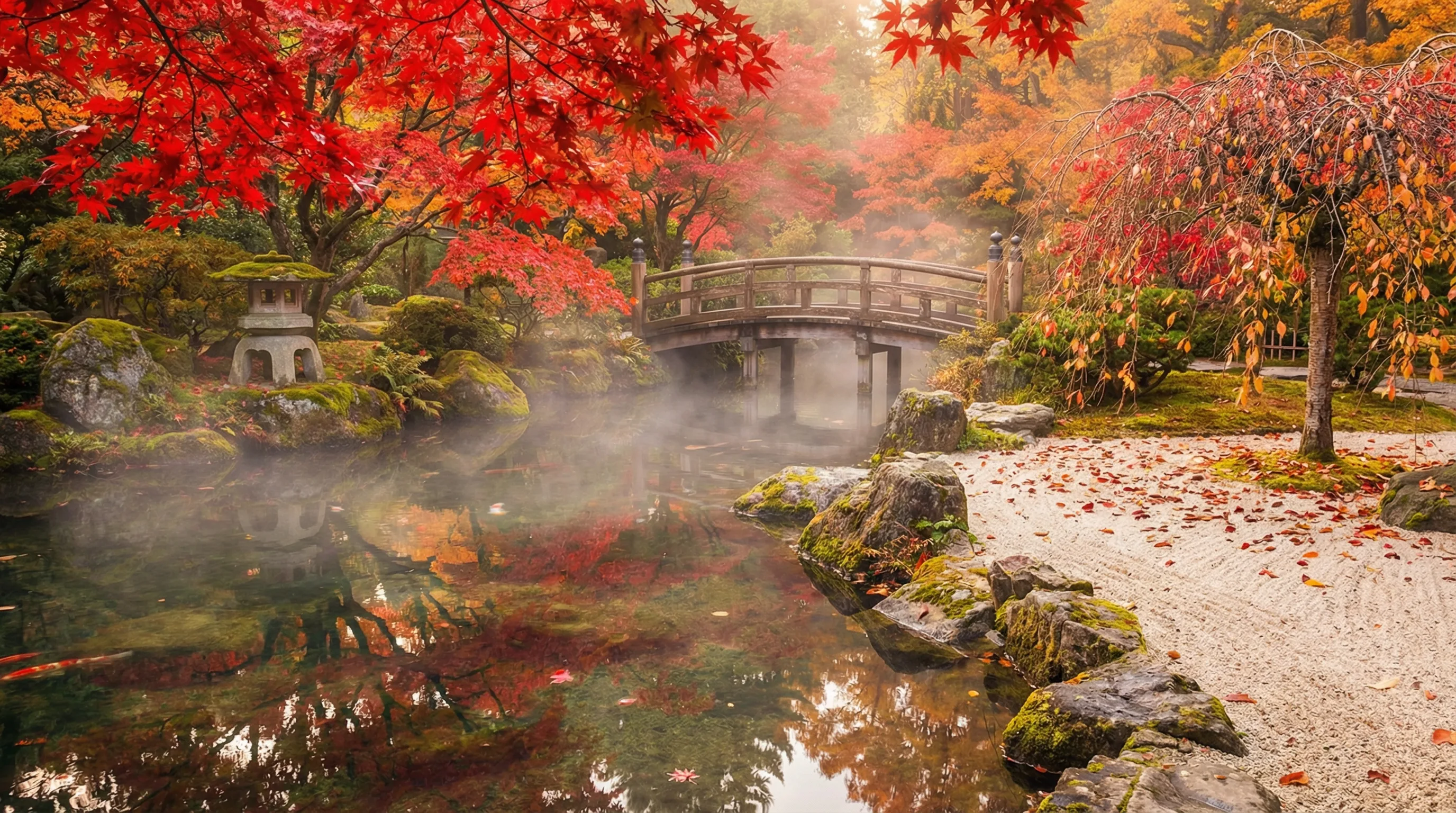 麻豆热门视频 - 日式庭院秋韵